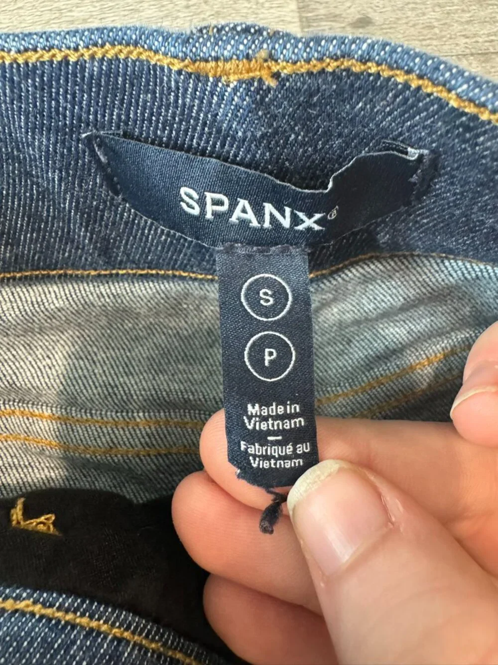 SPANX dark wash